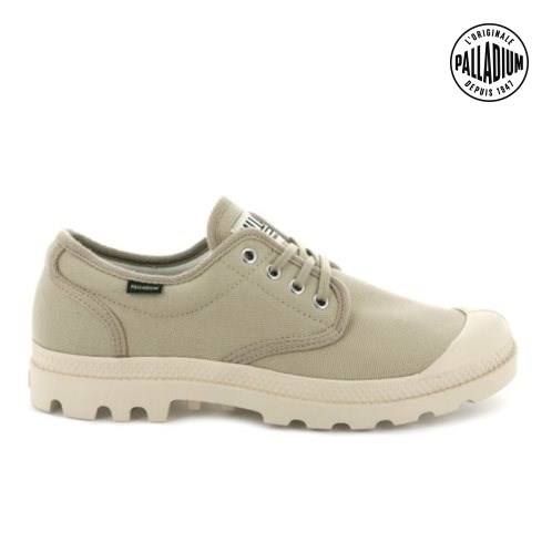 Palladium Pampa OX Originale Oxford Schoenen Heren Lichtgroen | NL 95CZEJT